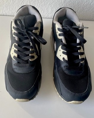 Nike Air Max 90 Essential Mens Black Cream Athletic Sneakers Shoes Size 11