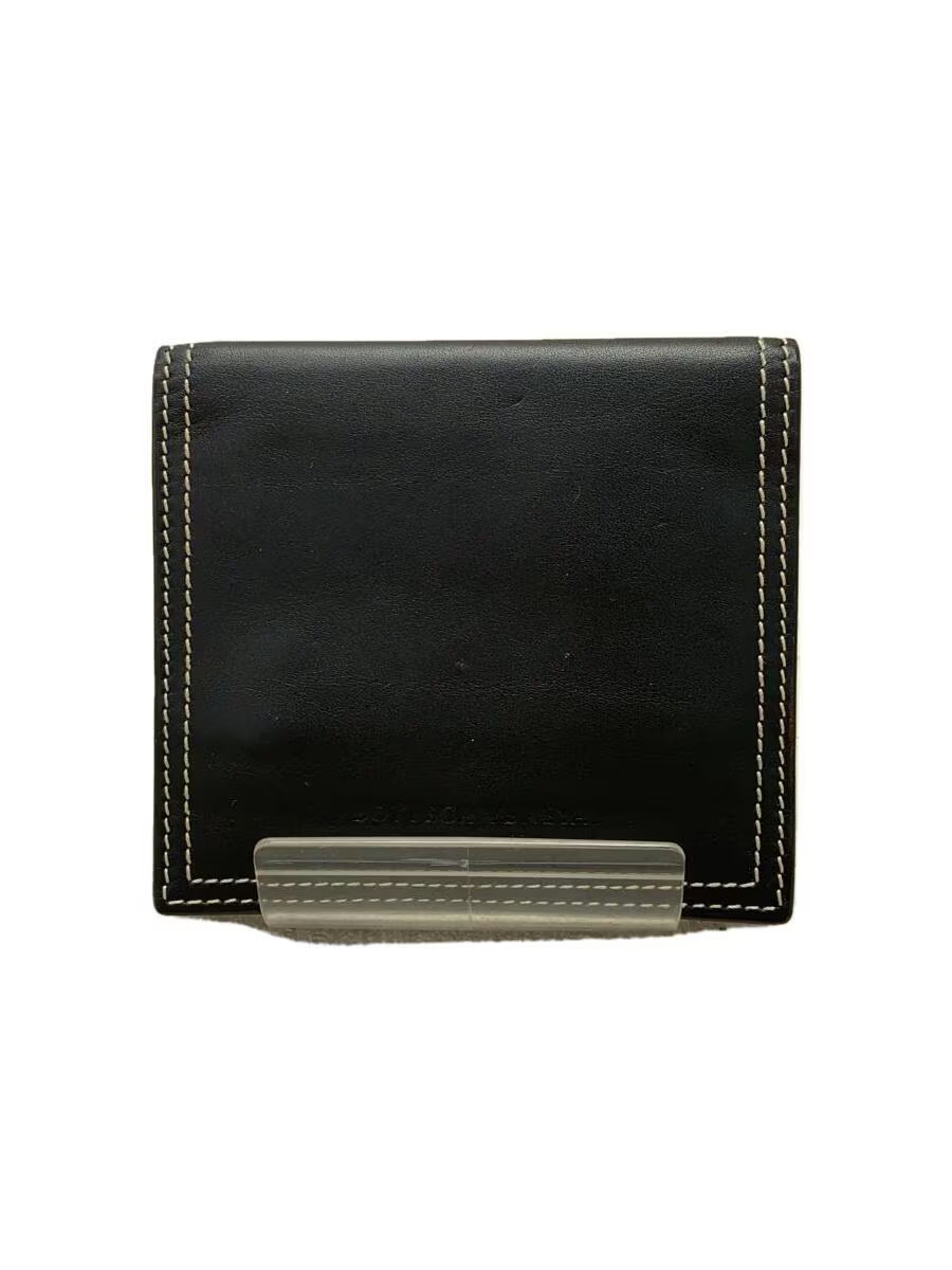 BOTTEGA VENETA Bi-fold Wallet Leather Black Men's
