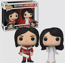 THE WHITE STRIPES - FUNKO! Jack and Meg White Twin Vinyl Figures New and Boxed