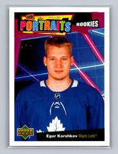 2020-21 Upper Deck - Ud Portraits Rookies Egor Korshkov #P-61 (RC)