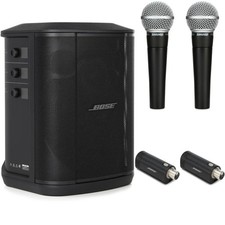 Bose S1 Pro Multi-position PA System and Shure SM58 Wireless Pair Bundle