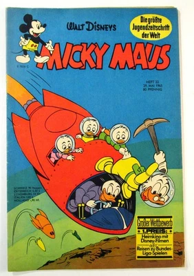 Micky Maus 1965 Heft 22 vom 29 Mai 1965 Walt Disney Original Ehapa Verlag - Bild 1 von 4
