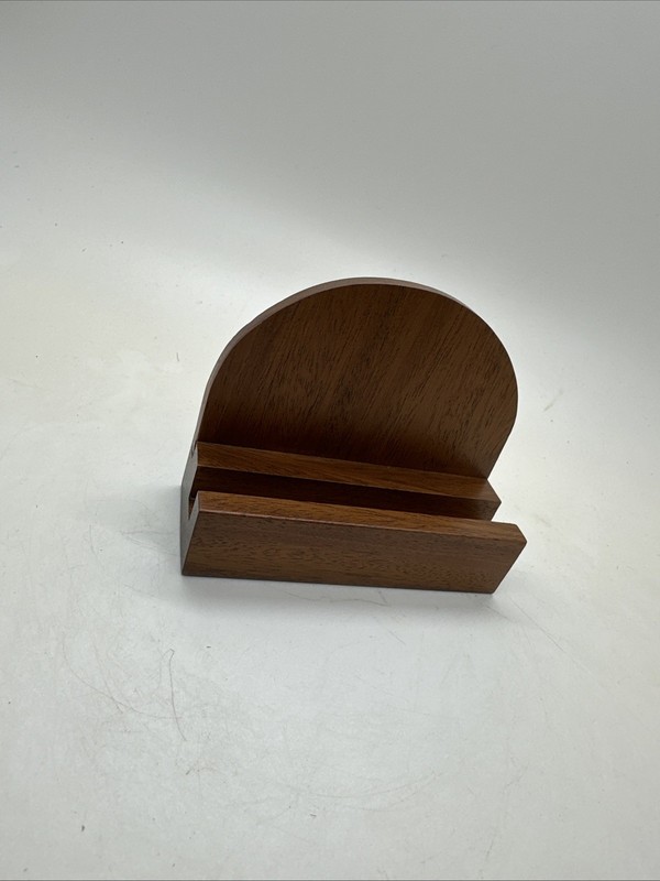 Handmade Solid Wood Trading Card Display Stand - Mahogany Sealed Pokémon