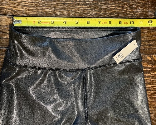Gap Kids Charcoal Sparkle Ankle Length Leggings | Size L | 10 - Picture 5 of 5