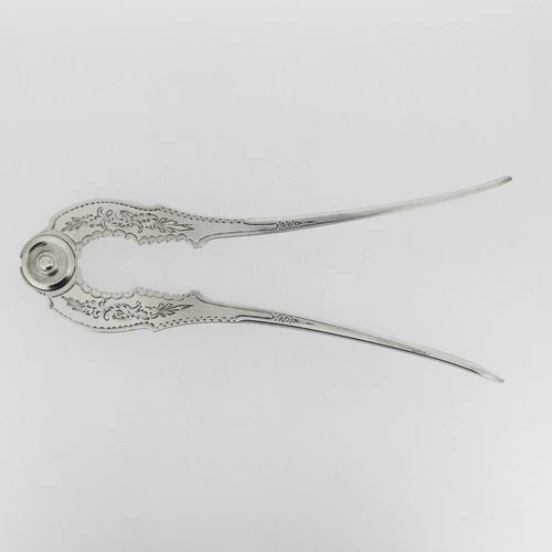 Antique Gorham Sterling Silver Brite Cut Lobster Claw Cracker.