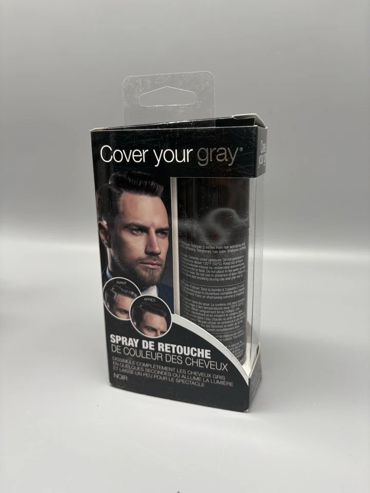 Spray de retoque para cabello Cover Your Gray for Men - negro Foto 2 de 2