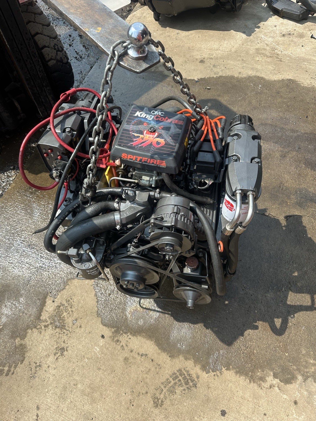 Omc King Cobra 5.7 Spitfire 350 Boat Engine Rebuilt