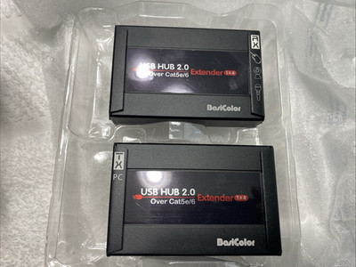   USB Extender 262ft(80m) Kit With 4-Port Hub, Over Ethernet Cat5e/6/7 Extend