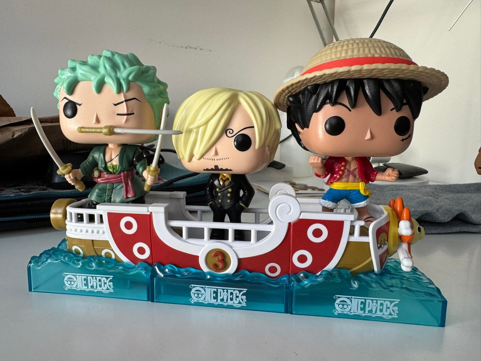 Set Completo Luffy, Zoro, Sanji Funko Pop Esclusiva Kinder X One Piece Limited
