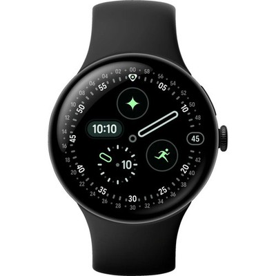 Google Pixel Watch 4 45 Wi-Fi Smartwatch Obsidian (150-215) Fluorelastomer