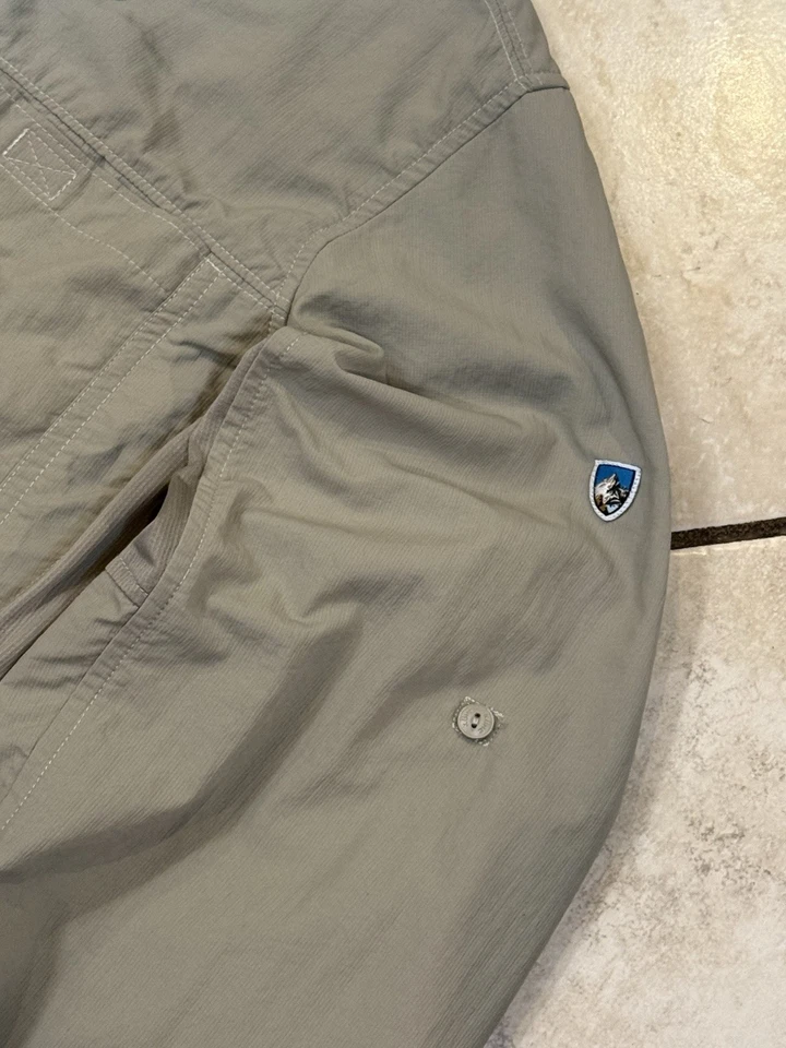 Kuhl Men's Lightweight Long Sleeve Breathable Button Down Shirt Size Medium - Image 2 of 4