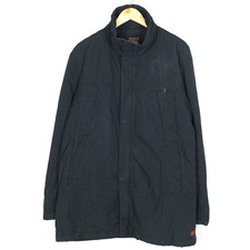 HUGO BOSS OSTELL-N Men's Blazer Size 52 XL Full Zip Pockets Black Cotton