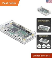 SB Clear Case for Raspberry Pi Zero  Zero W - Wall Mountable, 2-in-1 Access