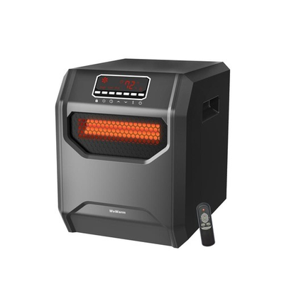 #ad #ad WeWarm Electric 6 Element Infrared Space Heater Black Plastic $53.99