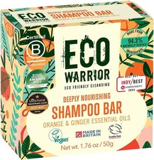Eco Warrior Deeply Nourishing Shampoo Bar | Vegan, Cruelty Free, Natural, 50g
