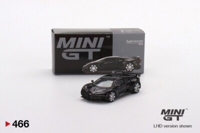 Mini GT 1:64 Bugatti Centodieci Black Diecast Model Car Mijo