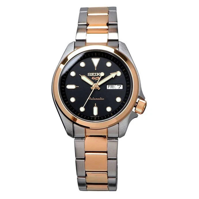SRPE58K1 SEIKO 5 Automatic Full Stainless Steel 40mm Rose Gold 24