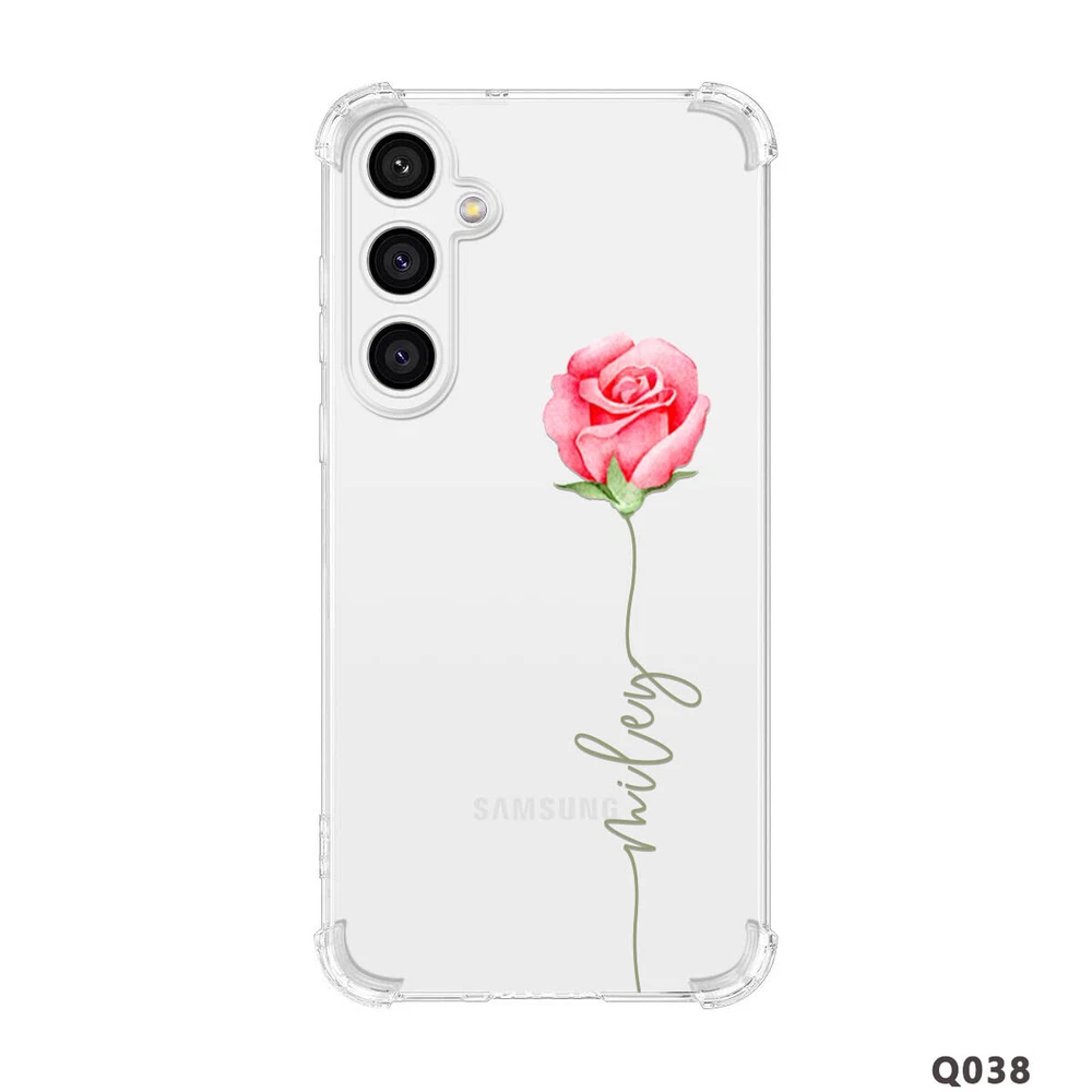Phone Case For Samsung Galaxy S25 Ultra S24 A15 A16 A35 Personalised Clear Cover