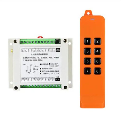 DC12-36V 8 Channel Remote Controller Suit Transmitter And Receiver Control