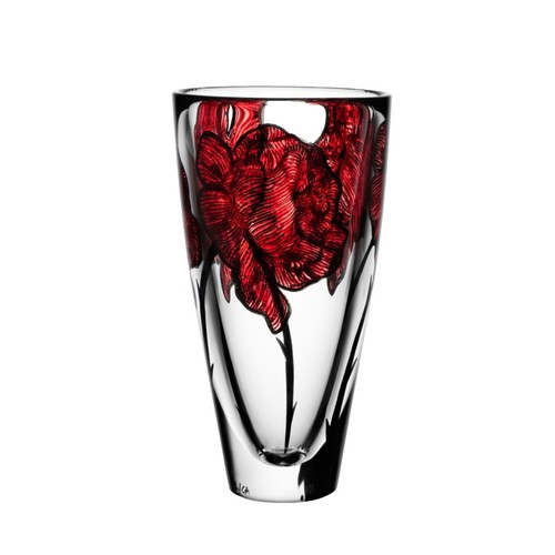 KOSTA BODA RARE SWISS ART GLASS VASE 59321 SIGNED BY ARTIST BERTIL