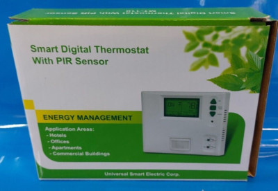 Smart Digital Thermostat with PIR Sensor (MT-110) Universal Smart Electric *NEW*
