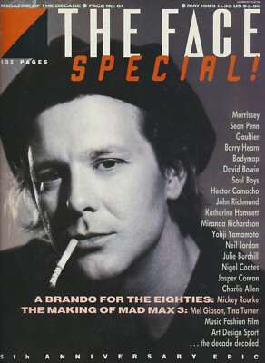 Mickey Rourke - Morrissey - The Face - Issue 61 - May 1985 [UK] - Magazine
