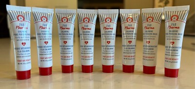 8X First Aid Beauty FAB Calamine Pore Purging Mask 0.34oz Each - 2.72oz Total