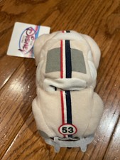 Disney Herbie The Love Bug 6" Mini Bean Bag Plush Toy With Tags