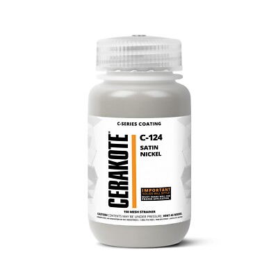 CERAKOTE  C-SERIES Air Cure Ceramic Coating C-124 Satin Nickel (4oz)