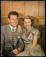 Ozzie & Harriet Nelson 1950's Vivid Color Portrait Original 5x4 Transparency 