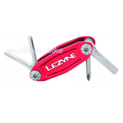LEZYNE STAINLESS 4 Funkt. MULTI FAHRRAD MINI WERKZEUG POCKET TOOL INNENSECHSKANT