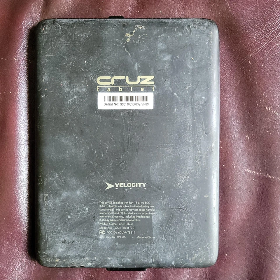 Tableta Velocity Micro CRUZ Reader T301 negra - #20250613705 Foto 2 de 4