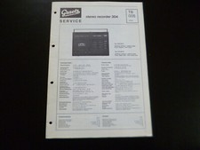 Original Service Manual Schaltplan Graetz Stereo Recorder 304