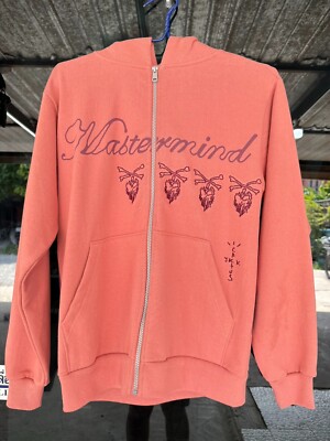Cactus Jack Travis Scott Mastermind Skull Zip Up Sweat (SIZE S) | eBay