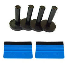 Auto Window Tinting Application Tools 4Magnet Gripper 2 Suede Felt Squeegee