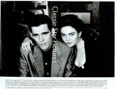 K6 Matt Dillon Lorry Dane The Big Town 1986 close up lot of 2 photograhs