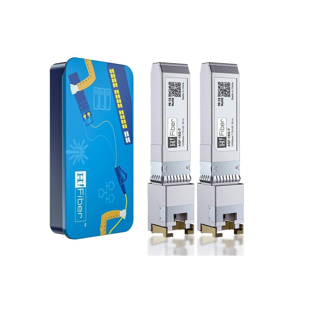 Ubiquiti Cloud Gateway Fiber 10Gb SFP+ To RJ45 Copper Transceiver ...