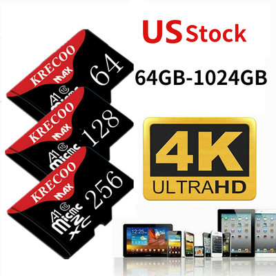 64G 128G 256GB Micro SDXC Card Memory Card TF Card with Free Adapter High Speed