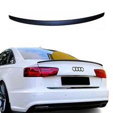 Heckspoiler passend für Audi A6 C7,  aus ABS Schwarz MATT Spoiler mit ABE