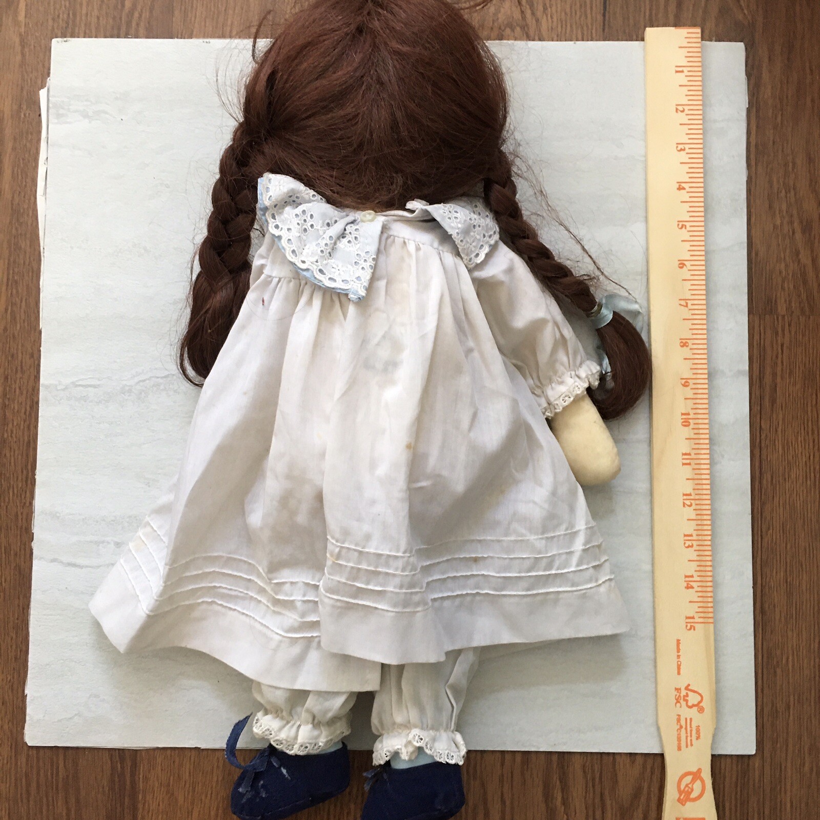 Vintage Dolls By Pauline 20" Cloth Doll 1984 Auburn Hair eBay