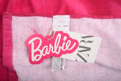 Zara Kids BARBIE™ Mattel Terrycloth Poncho Swim Coverup M