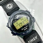Vintage Timex Expedition Womens Two Tone Blue Green Digital Watch - New Battery