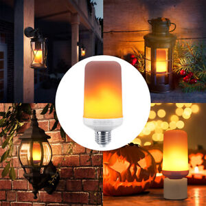 Feuer Flamme LED Glühbirne Flicker Brenn Effekt E27 Classic Vintage Dekor Lampe