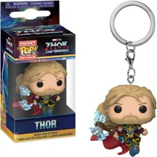 Marvel Thor Love and Thunder - Thor - Llavero Funko Pocket POP! Llavero