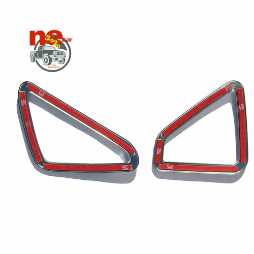 ABS Silver Car Side Instrument Air Vent Frame Cover Trim For BMW X5 F15 2014-18 - Picture 4 of 7