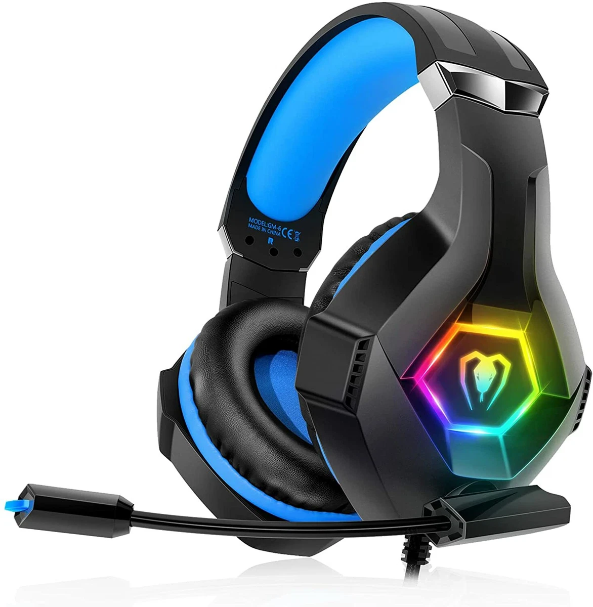 Gaming Headset Surround Sound Headphones that light up PS4 5 PC Xbox One  Laptop