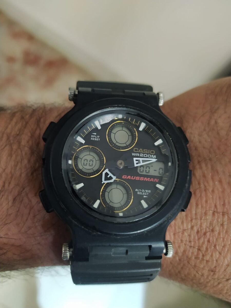 Vintage CASIO G-shock Gaussman AW-571 mod 1700 Japan Working Vintage CASIO G-shock Gaussman AW-571 mod 1700 Japan Working