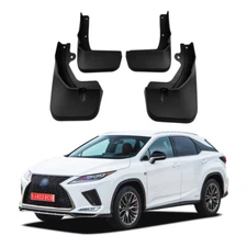 Front+Rear Mud Flaps Splash Guard Fenders For Lexus RX350 RX450H 2020-2021 2022