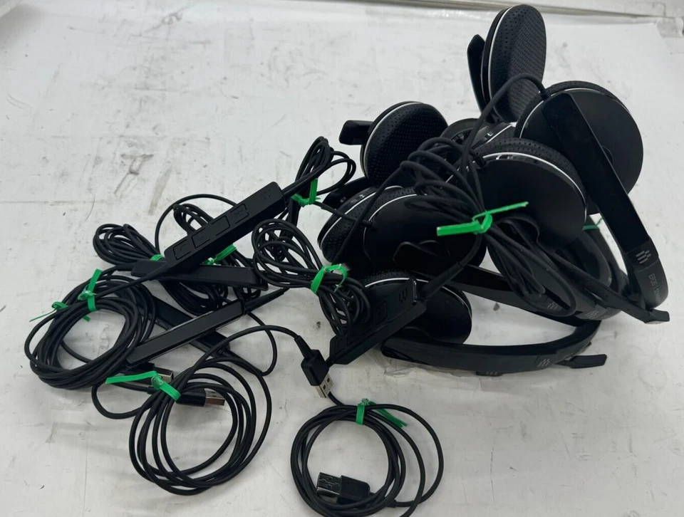 5: Epos Sennheiser SCGD5 Dual Earpads Headset USB CC 1x5 w/ Microphone Boom - Image 3 of 3