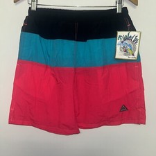 Vintage 1990  s BB Surf Multi-Color Shorts, Deadstock NWT, Size Small